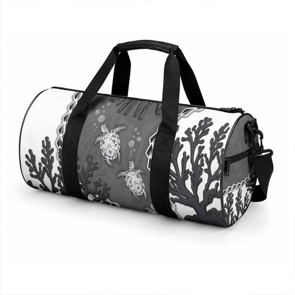 Black Coral Hawaii Duffle Bag Ekaha Ku Moana Honu Sea Turtle