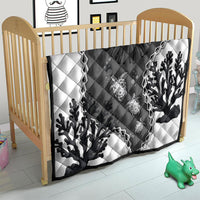 Black Coral Hawaii Quilt Ekaha Ku Moana Honu Sea Turtle