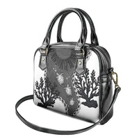Black Coral Hawaii Shoulder Handbag Ekaha Ku Moana Honu Sea Turtle
