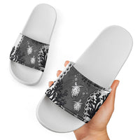 Black Coral Hawaii Slide Sandals Ekaha Ku Moana Honu Sea Turtle