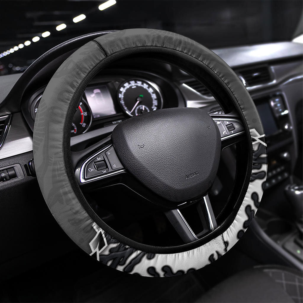 Black Coral Hawaii Steering Wheel Cover Ekaha Ku Moana Honu Sea Turtle