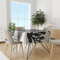 Black Coral Hawaii Tablecloth Ekaha Ku Moana Honu Sea Turtle