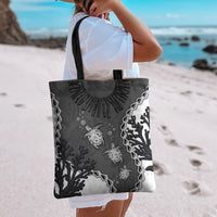 Black Coral Hawaii Tote Bag Ekaha Ku Moana Honu Sea Turtle