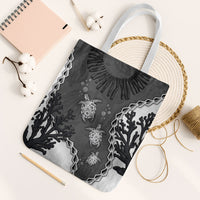 Black Coral Hawaii Tote Bag Ekaha Ku Moana Honu Sea Turtle