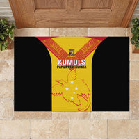Papua New Guinea Rubgby Rubber Doormat Pacific 2023 Go PNG Kumuls LT14 - Polynesian Pride