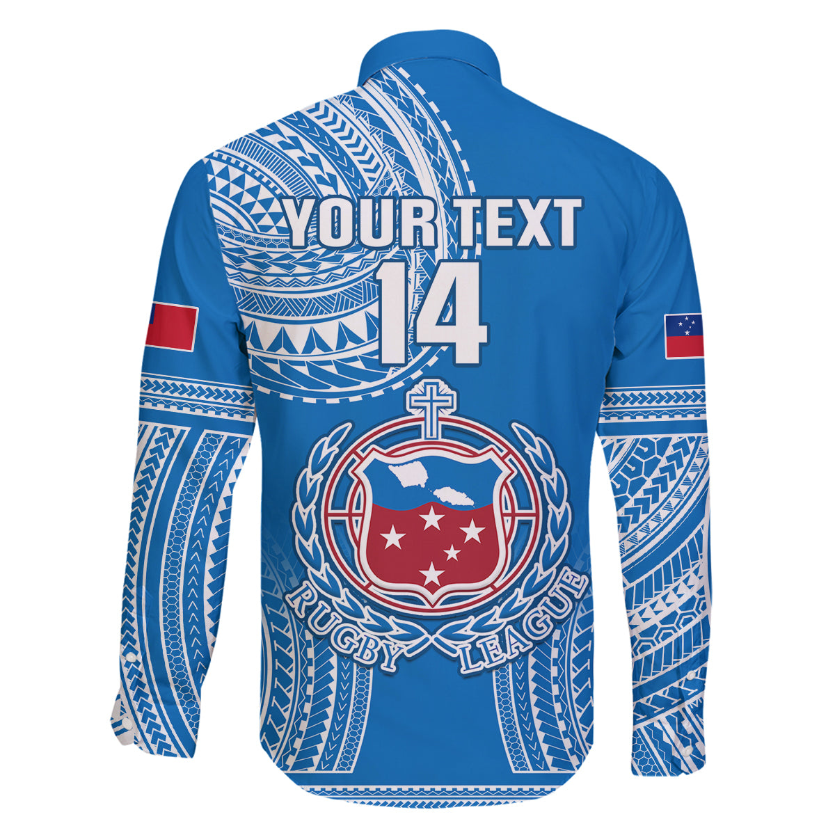 Custom Samoa Rugby Family Matching Off Shoulder Long Sleeve Dress and Hawaiian Shirt Pacific 2023 Go Toa Samoa LT14 - Polynesian Pride