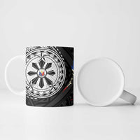 Philippines Strong Ceramic Mug Filipino Map Polynesian Tattoo - Polynesian Pride