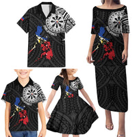 Philippines Strong Family Matching Puletasi and Hawaiian Shirt Filipino Map Polynesian Tattoo LT14 - Polynesian Pride
