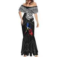 Philippines Strong Mermaid Dress Filipino Map Polynesian Tattoo LT14 - Polynesian Pride