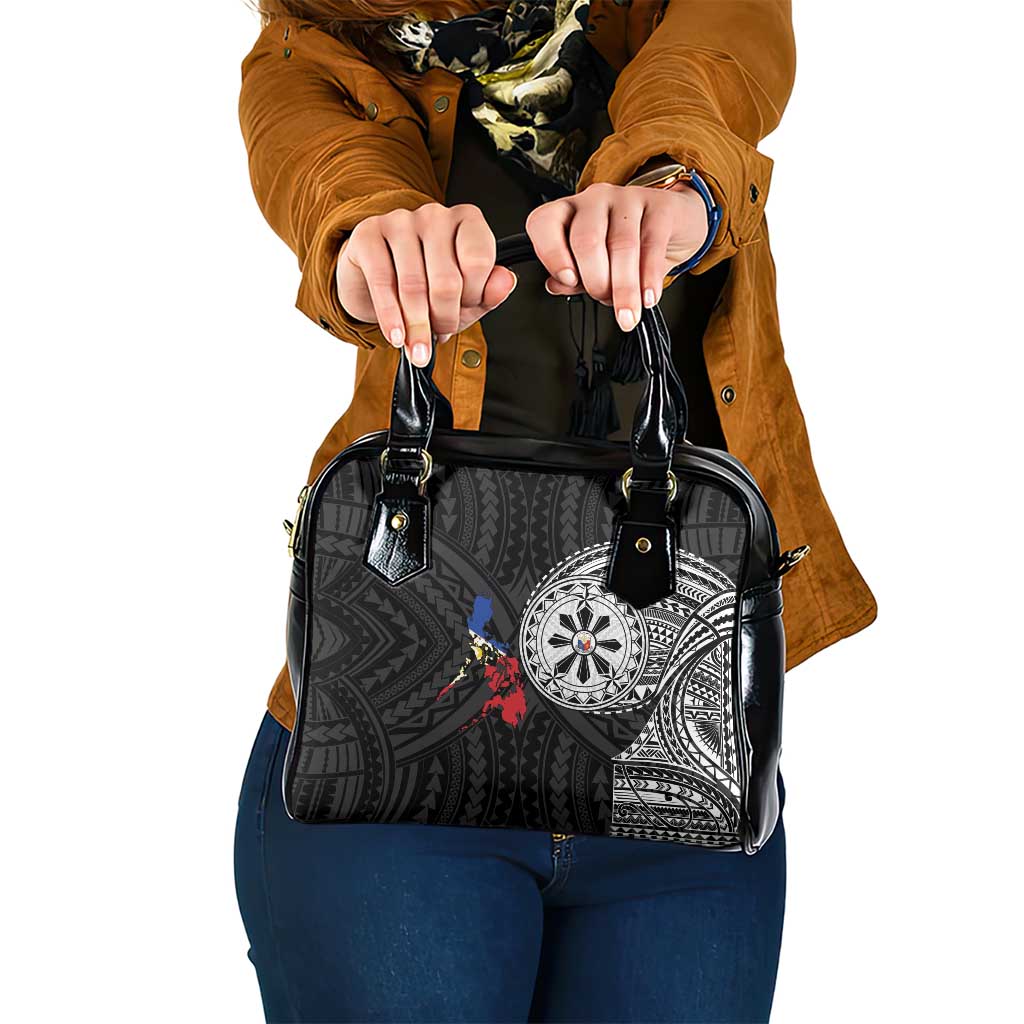 Philippines Strong Shoulder Handbag Filipino Map Polynesian Tattoo - Polynesian Pride
