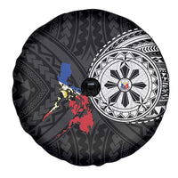 Philippines Strong Spare Tire Cover Filipino Map Polynesian Tattoo LT14 - Polynesian Pride