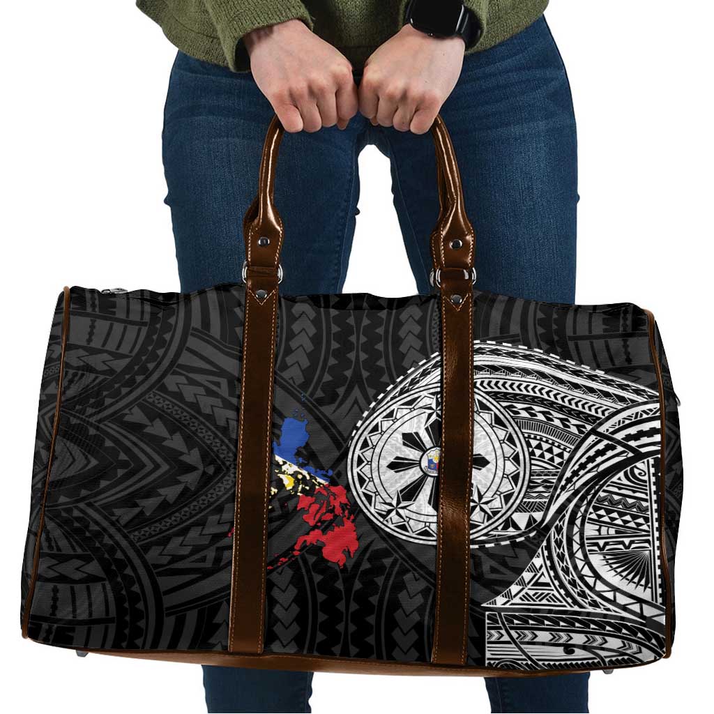 Philippines Strong Travel Bag Filipino Map Polynesian Tattoo - Polynesian Pride
