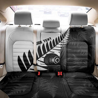 New Zealand Lawn Bowls Custom Back Car Seat Cover Aotearoa Silver Fern - Polynesian Pride