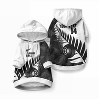 New Zealand Lawn Bowls Custom Pet Hoodie Aotearoa Silver Fern