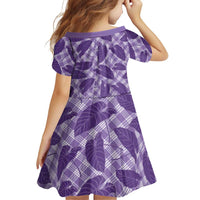 Purple Hawaii Kalo Palaka Motifs Family Matching Summer Maxi Dress and Hawaiian Shirt Hawaiian Taro Leaves Elegant Vibes LT14 - Polynesian Pride