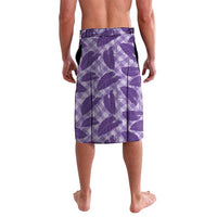Purple Hawaii Kalo Palaka Motifs Lavalava Hawaiian Taro Leaves Elegant Vibes LT14 - Polynesian Pride