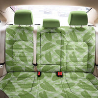 Green Hawaii Kalo Palaka Motifs Back Car Seat Cover Hawaiian Taro Leaves Elegant Vibes LT14 - Polynesian Pride