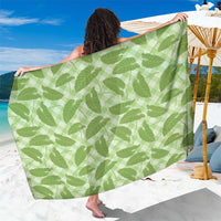 Green Hawaii Kalo Palaka Motifs Sarong Hawaiian Taro Leaves Elegant Vibes LT14 One Size 44 x 66 inches Green - Polynesian Pride