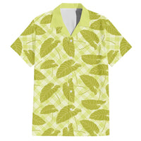 Lime Green Hawaii Kalo Palaka Motifs Hawaiian Shirt Hawaiian Taro Leaves Elegant Vibes LT14 Lime Green - Polynesian Pride