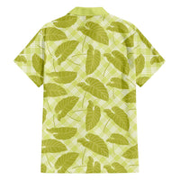 Lime Green Hawaii Kalo Palaka Motifs Hawaiian Shirt Hawaiian Taro Leaves Elegant Vibes LT14 - Polynesian Pride