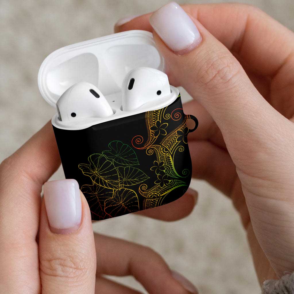 Aloha Hawaii Kalo AirPods Case Reggae Taro Polynesian Pattern - Polynesian Pride