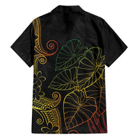 Aloha Hawaii Kalo Family Matching Tank Maxi Dress and Hawaiian Shirt Reggae Taro Polynesian Pattern LT14 - Polynesian Pride