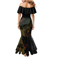 Aloha Hawaii Kalo Mermaid Dress Reggae Taro Polynesian Pattern LT14 - Polynesian Pride