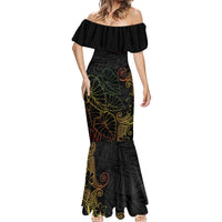 Aloha Hawaii Kalo Mermaid Dress Reggae Taro Polynesian Pattern LT14 - Polynesian Pride
