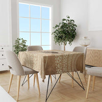 Tonga Skink Kava Bowl Tablecloth Vintage Tongan Ngatu Pattern