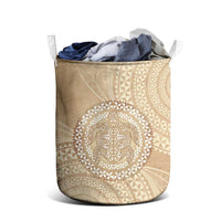 Tonga Ngatu Turtle Laundry Basket Vintage Tongan Tapa Cloth