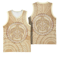 Tonga Ngatu Turtle Basketball Jersey Vintage Tongan Tapa Cloth