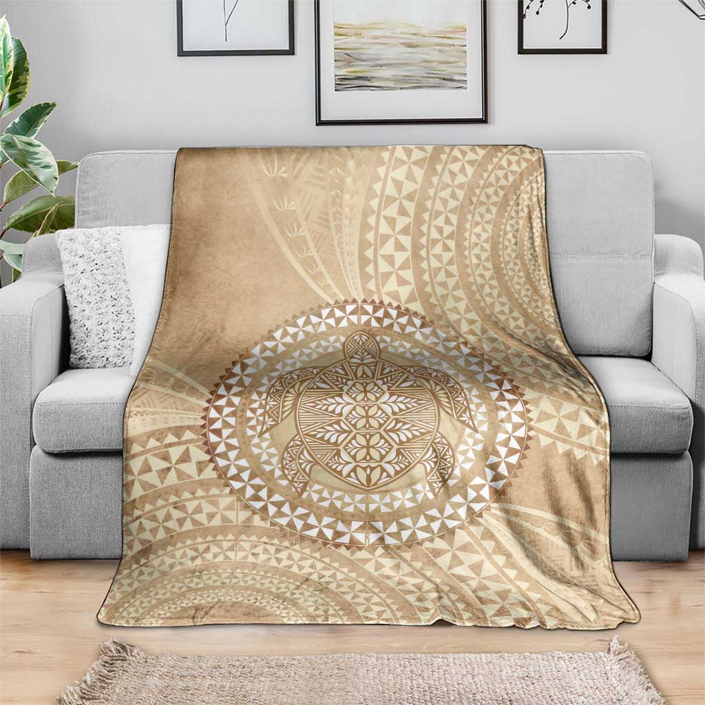 Tonga Ngatu Turtle Blanket Vintage Tongan Tapa Cloth