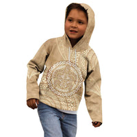 Tonga Ngatu Turtle Kid Hoodie Vintage Tongan Tapa Cloth