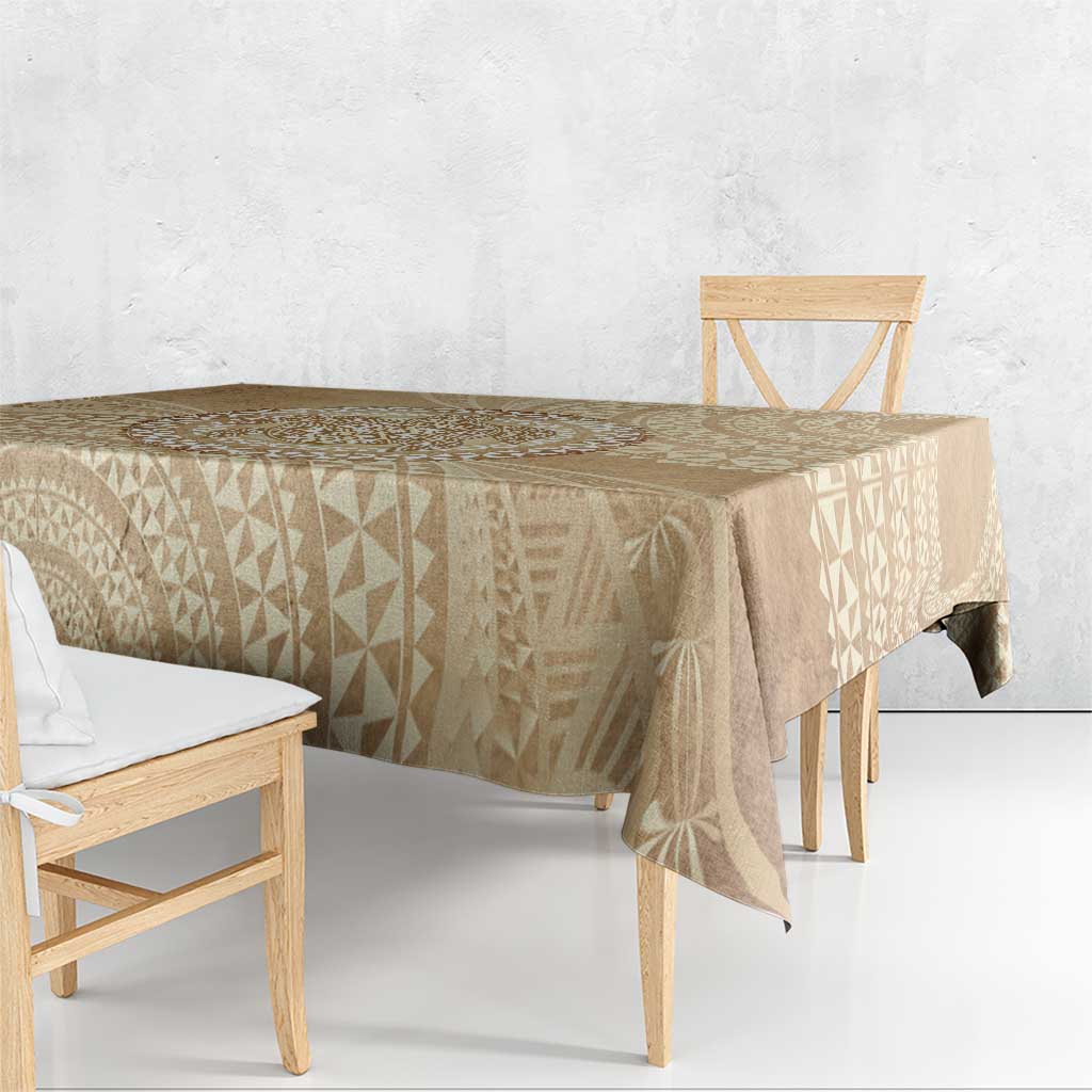 Tonga Ngatu Turtle Tablecloth Vintage Tongan Tapa Cloth