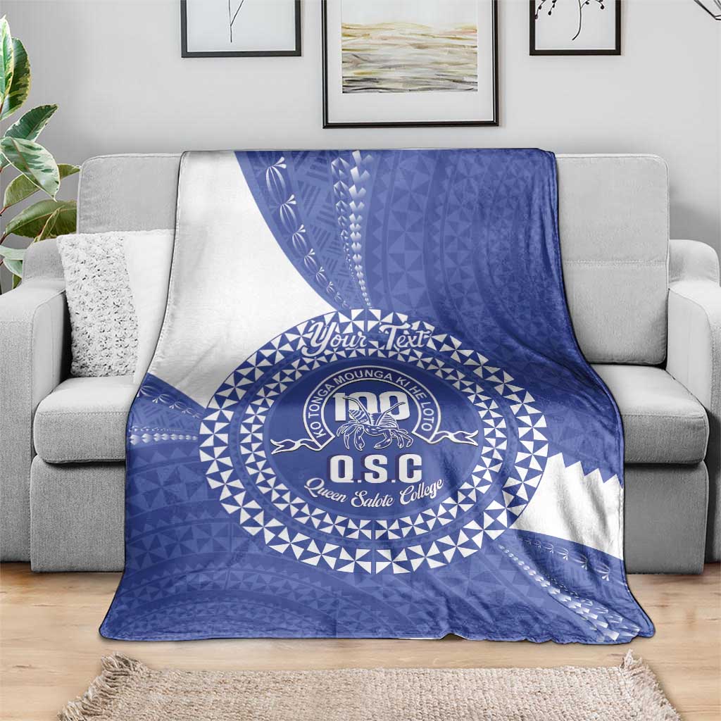 Queen Salote College 100th Anniversary Personalized Blanket Est 1926 Kolisi Fefine Tongan Ngatu Pattern