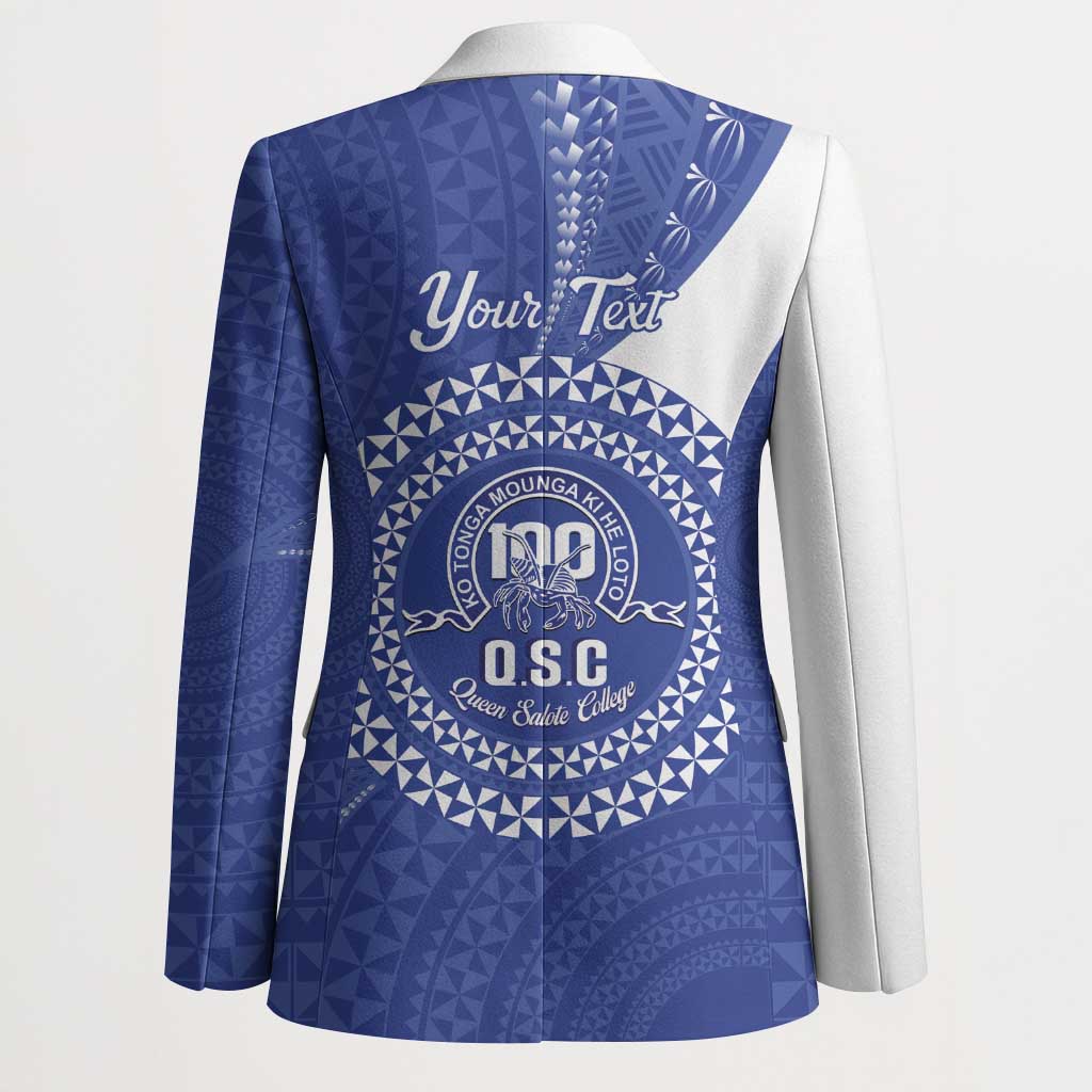 Queen Salote College 100th Anniversary Personalized Blazer Est 1926 Kolisi Fefine Tongan Ngatu Pattern LT14 - Polynesian Pride