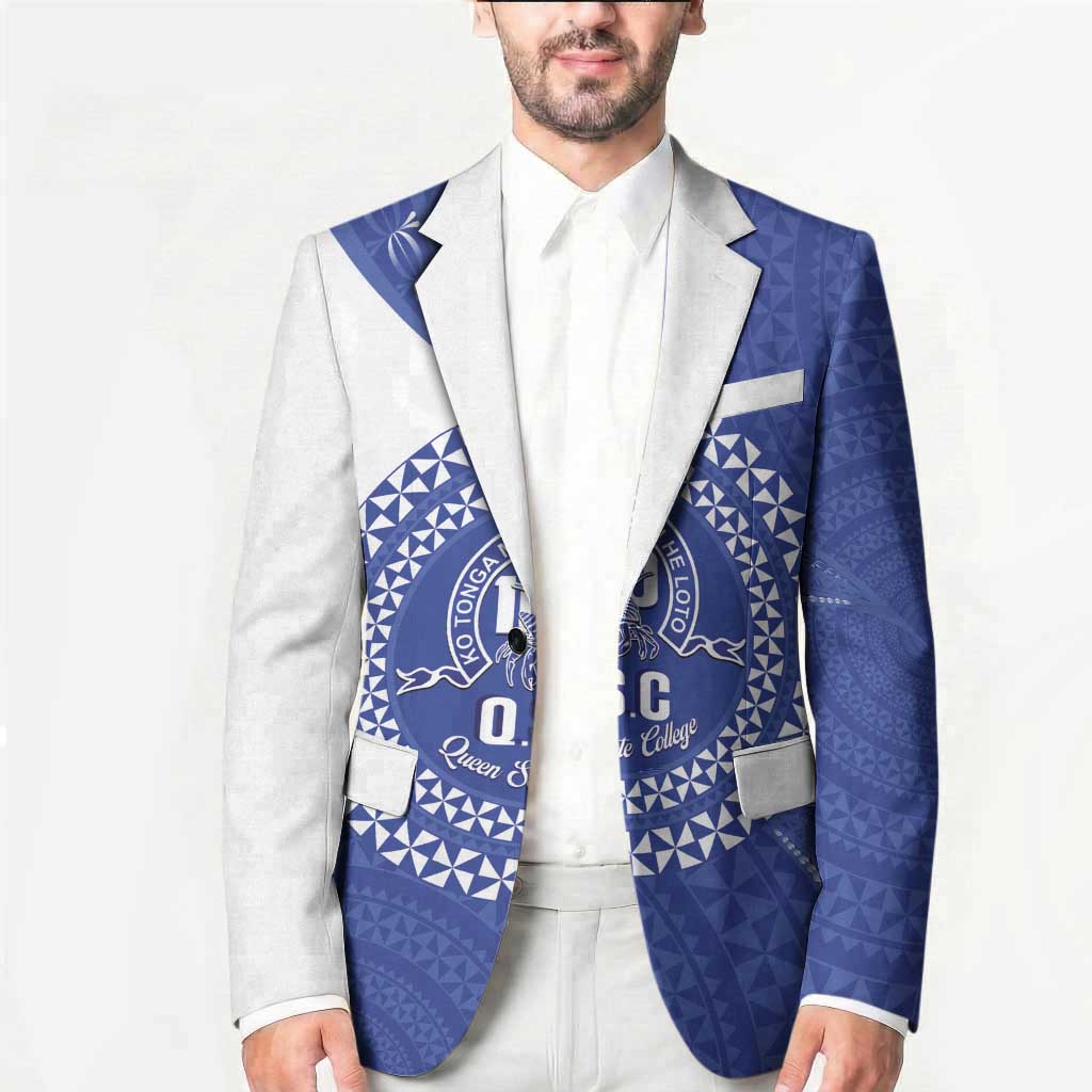 Queen Salote College 100th Anniversary Personalized Blazer Est 1926 Kolisi Fefine Tongan Ngatu Pattern LT14 - Polynesian Pride