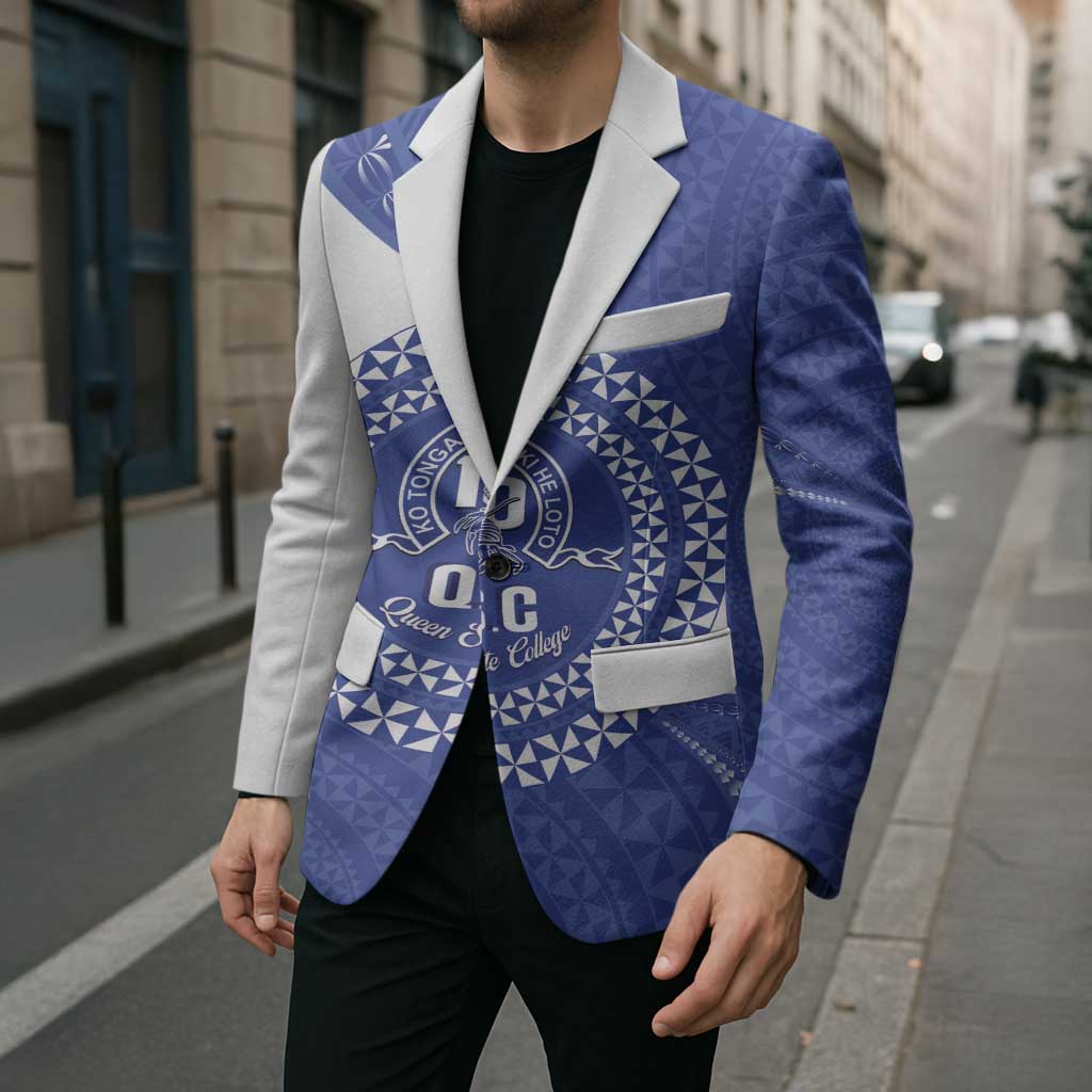 Queen Salote College 100th Anniversary Personalized Blazer Est 1926 Kolisi Fefine Tongan Ngatu Pattern LT14 - Polynesian Pride