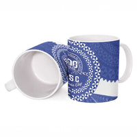 Queen Salote College 100th Anniversary Ceramic Mug Est 1926 Kolisi Fefine Tongan Ngatu Pattern LT14 - Polynesian Pride