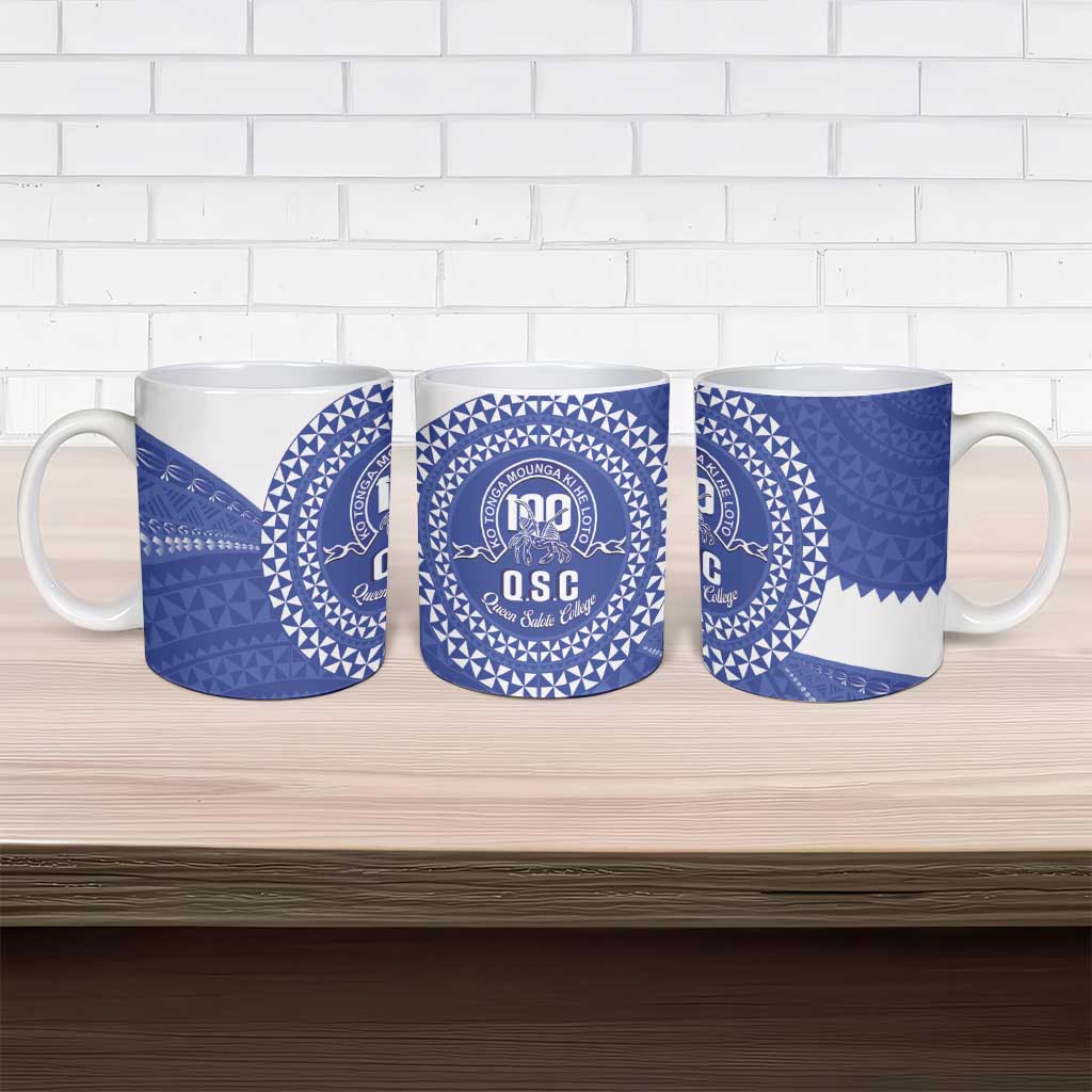 Queen Salote College 100th Anniversary Ceramic Mug Est 1926 Kolisi Fefine Tongan Ngatu Pattern LT14 - Polynesian Pride