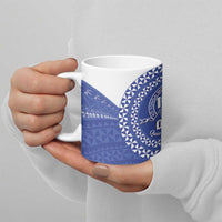 Queen Salote College 100th Anniversary Ceramic Mug Est 1926 Kolisi Fefine Tongan Ngatu Pattern LT14 - Polynesian Pride