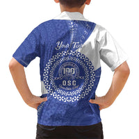 Queen Salote College 100th Anniversary Personalized Family Matching Long Sleeve Bodycon Dress and Hawaiian Shirt Est 1926 Kolisi Fefine Tongan Ngatu Pattern LT14 - Polynesian Pride