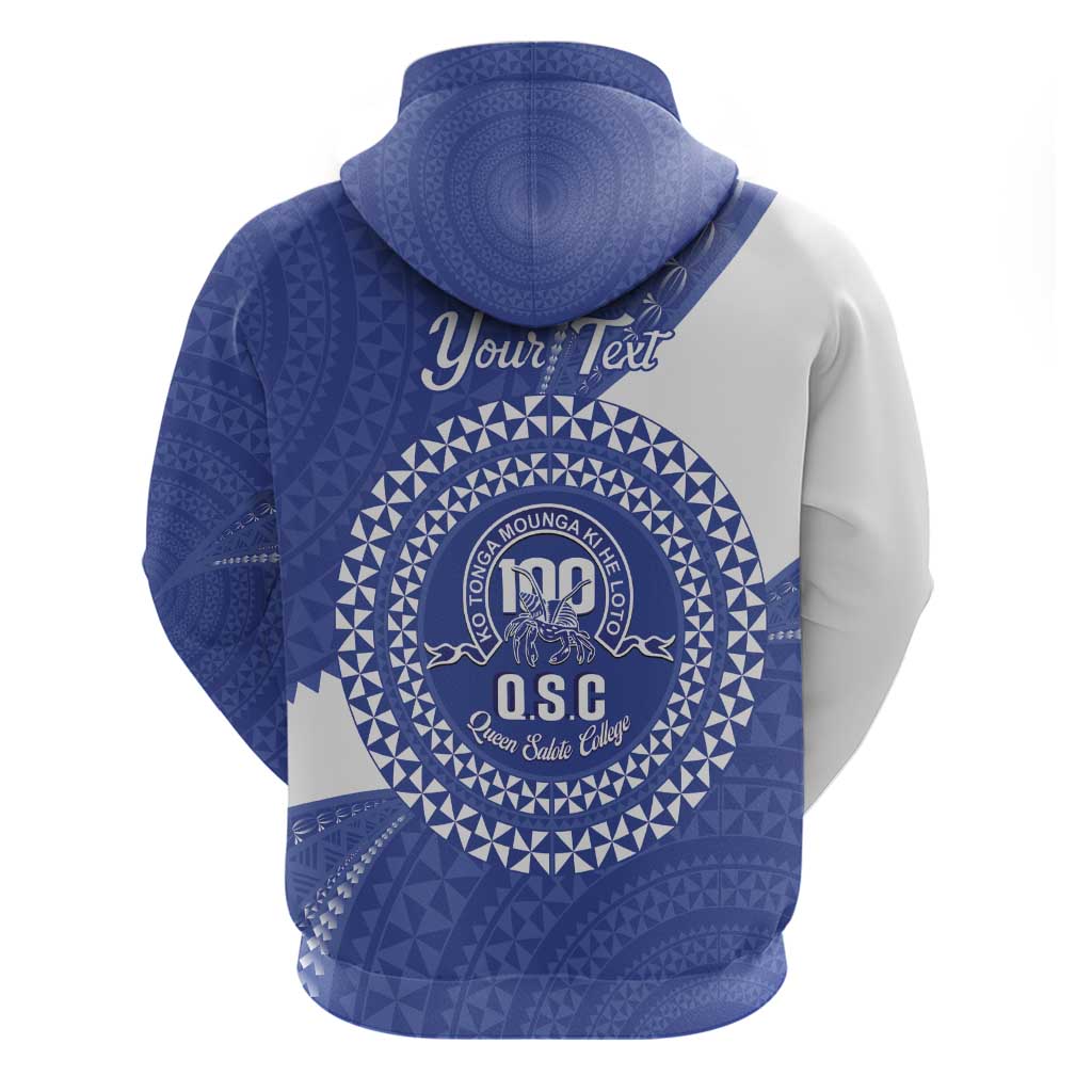 Queen Salote College 100th Anniversary Personalized Hoodie Est 1926 Kolisi Fefine Tongan Ngatu Pattern LT14 - Polynesian Pride