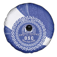 Queen Salote College 100th Anniversary Personalized Spare Tire Cover Est 1926 Kolisi Fefine Tongan Ngatu Pattern LT14 - Polynesian Pride