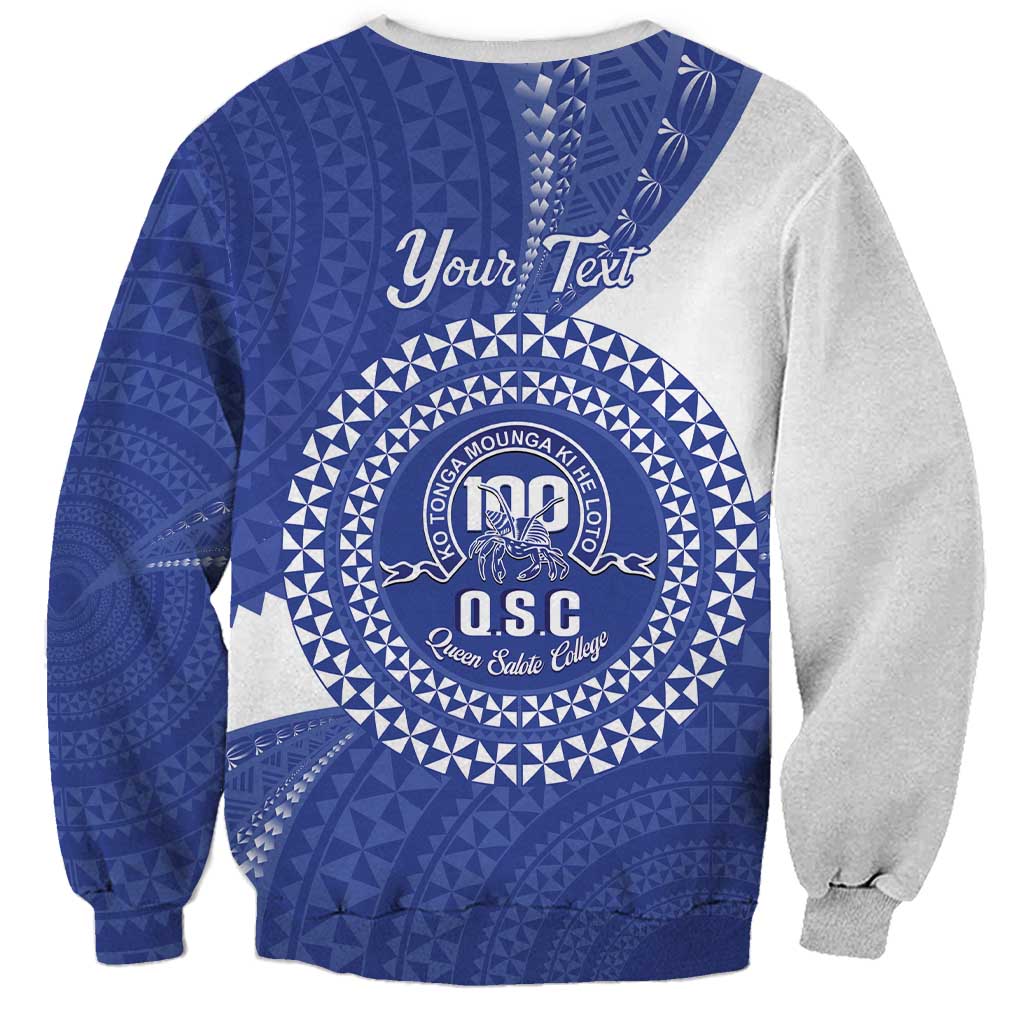 Queen Salote College 100th Anniversary Personalized Sweatshirt Est 1926 Kolisi Fefine Tongan Ngatu Pattern LT14 - Polynesian Pride