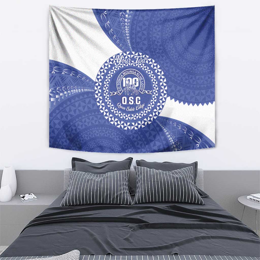 Queen Salote College 100th Anniversary Personalized Tapestry Est 1926 Kolisi Fefine Tongan Ngatu Pattern LT14 - Polynesian Pride