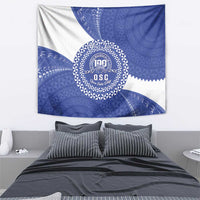 Queen Salote College 100th Anniversary Personalized Tapestry Est 1926 Kolisi Fefine Tongan Ngatu Pattern LT14 - Polynesian Pride