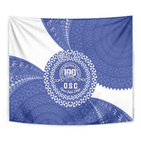 Queen Salote College 100th Anniversary Personalized Tapestry Est 1926 Kolisi Fefine Tongan Ngatu Pattern LT14 - Polynesian Pride