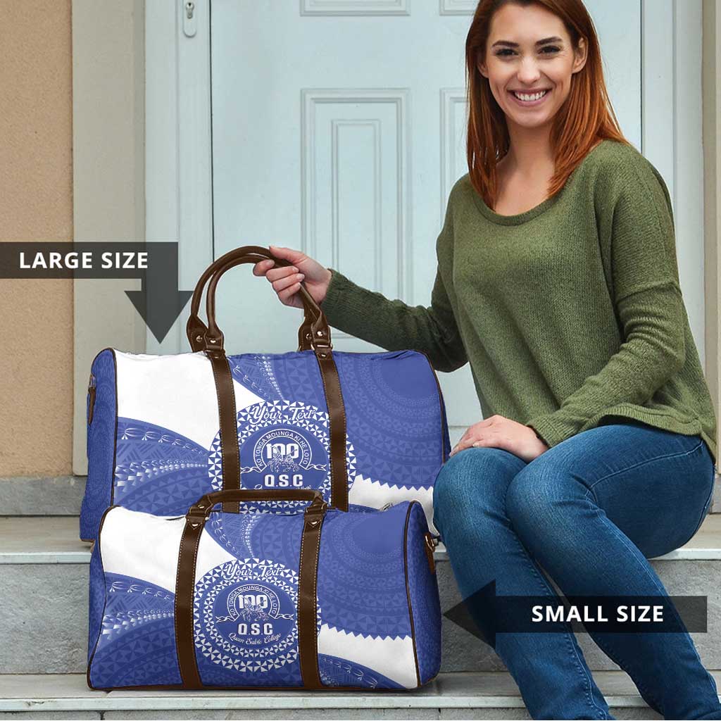 Queen Salote College 100th Anniversary Personalized Travel Bag Est 1926 Kolisi Fefine Tongan Ngatu Pattern LT14 - Polynesian Pride