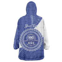 Queen Salote College 100th Anniversary Personalized Wearable Blanket Hoodie Est 1926 Kolisi Fefine Tongan Ngatu Pattern LT14 - Polynesian Pride